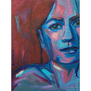 Choosing Yourself Female Portrait by artist Anna Miklashevich