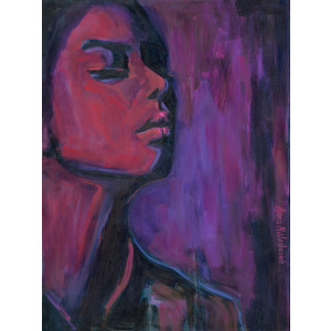 UNWAVERING - contemporary woman portrait - artist Anna Miklashevich