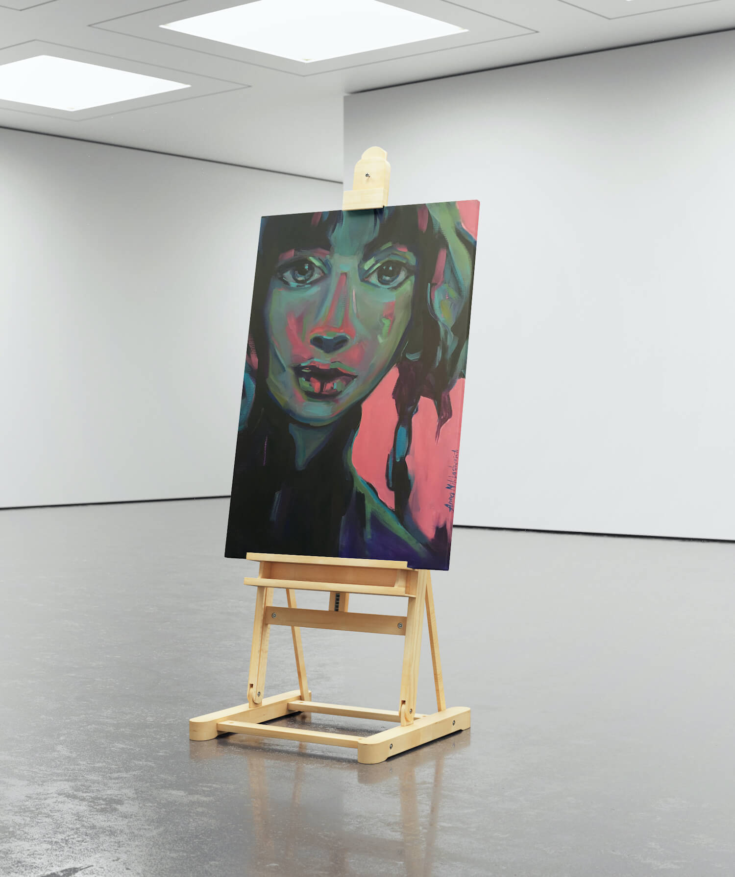 Self-Defined woman portrait by artist Anna Miklashevich