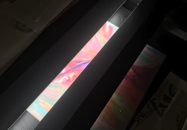 Cosmic painting scanning process