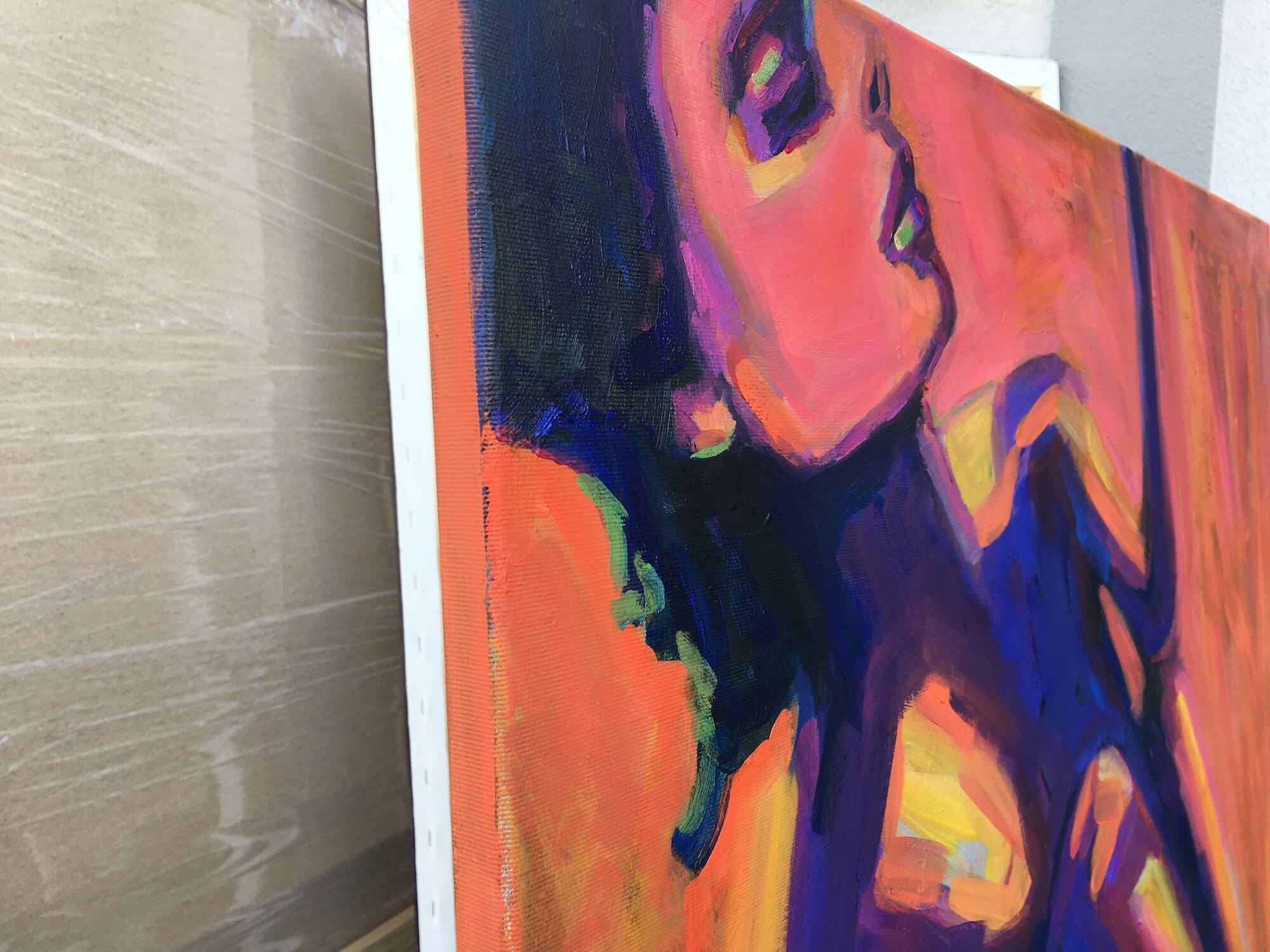 Feel Special Female Painting by artist Anna Miklashevich