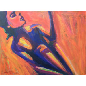 Feel Special Female Painting by artist Anna Miklashevich