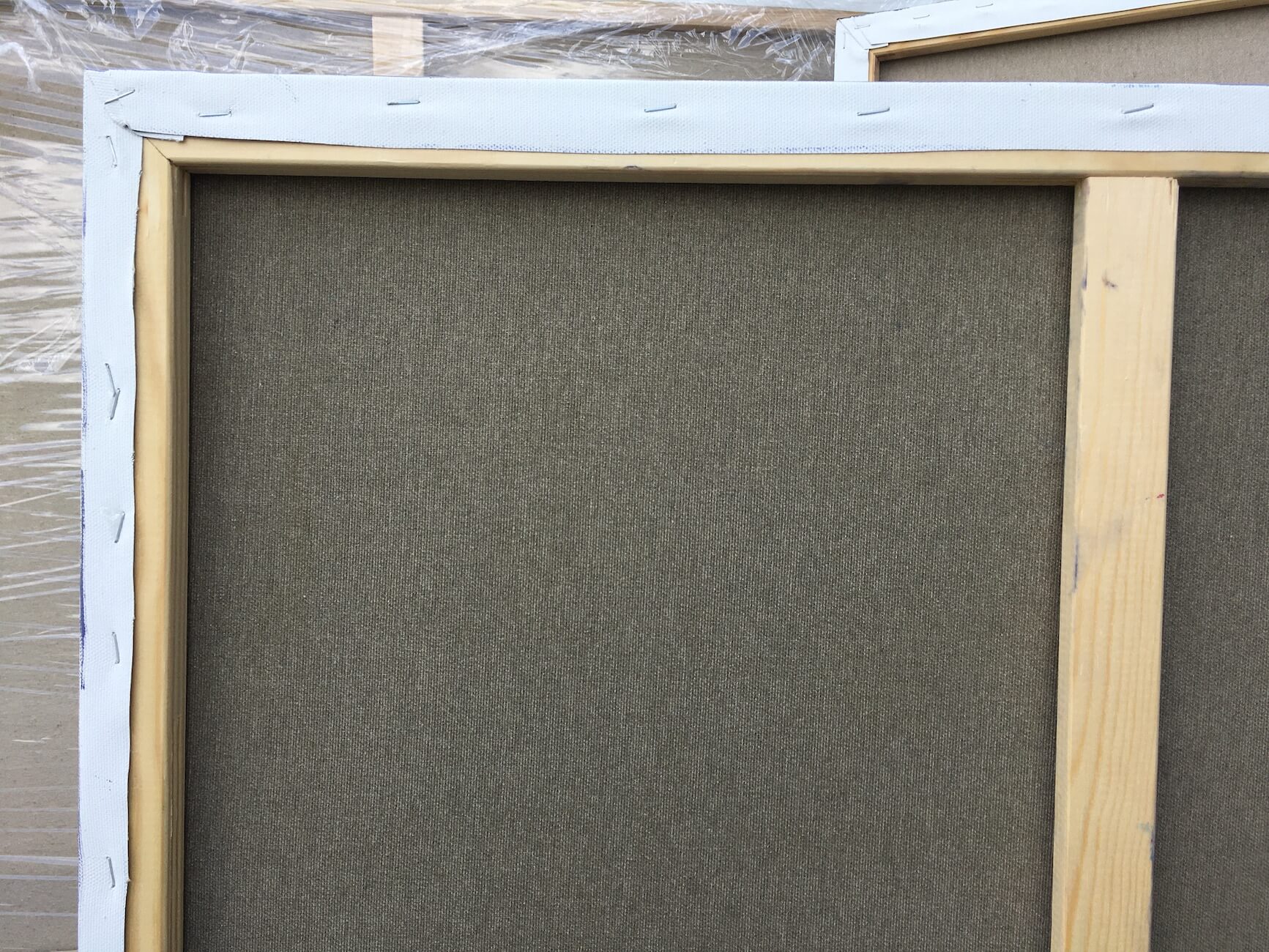 back of the painting