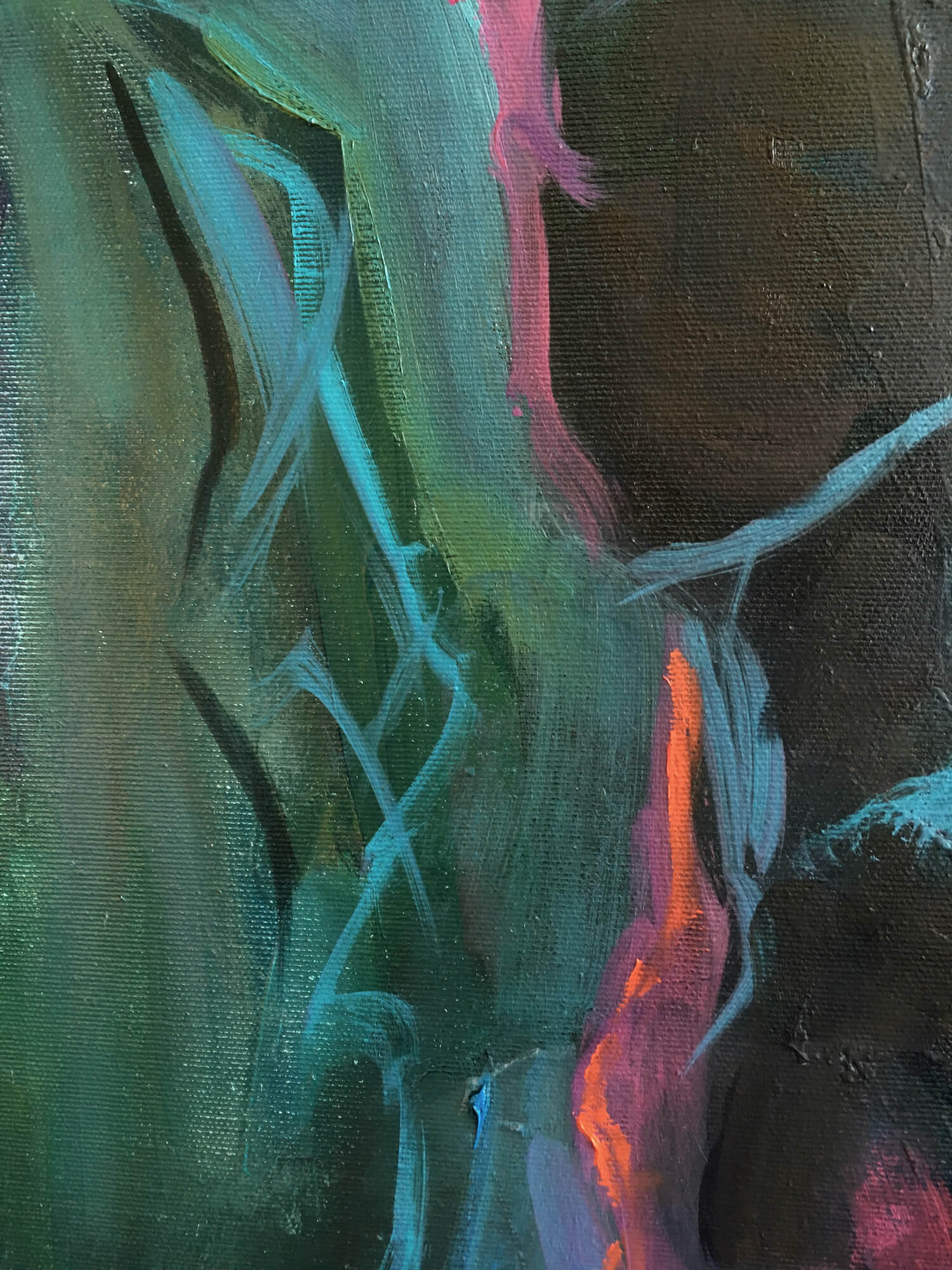 Persistent woman portrait by artist Anna Miklashevich