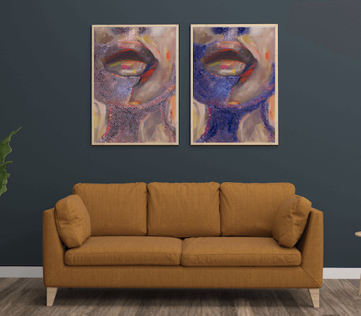 Woman Portrait by Anna Miklashevich