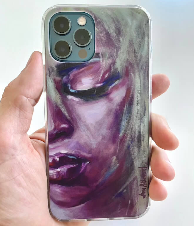 art iphone case by artist Anna Miklashevich