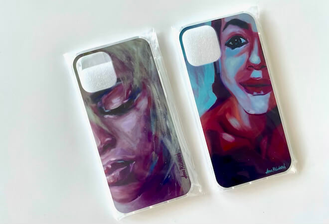 art iphone case by artist Anna Miklashevich