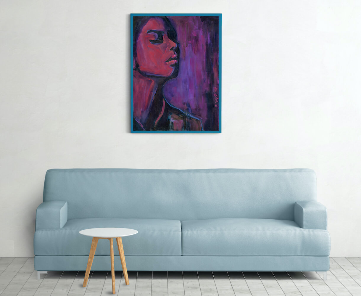 UNWAVERING - contemporary woman portrait - artist Anna Miklashevich