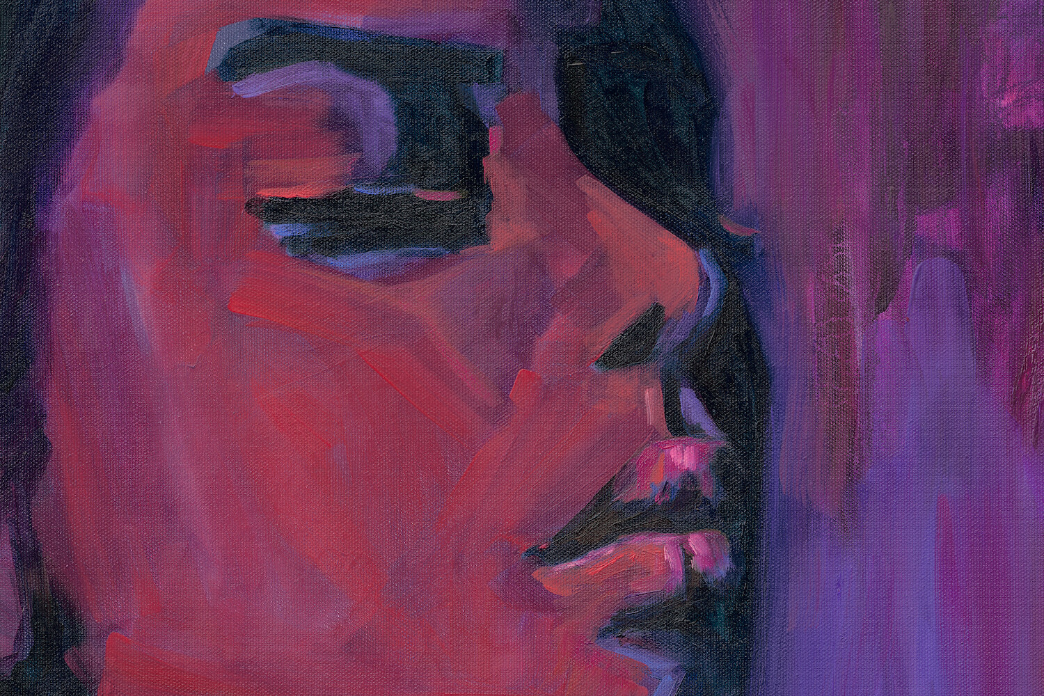 UNWAVERING - contemporary woman portrait - artist Anna Miklashevich