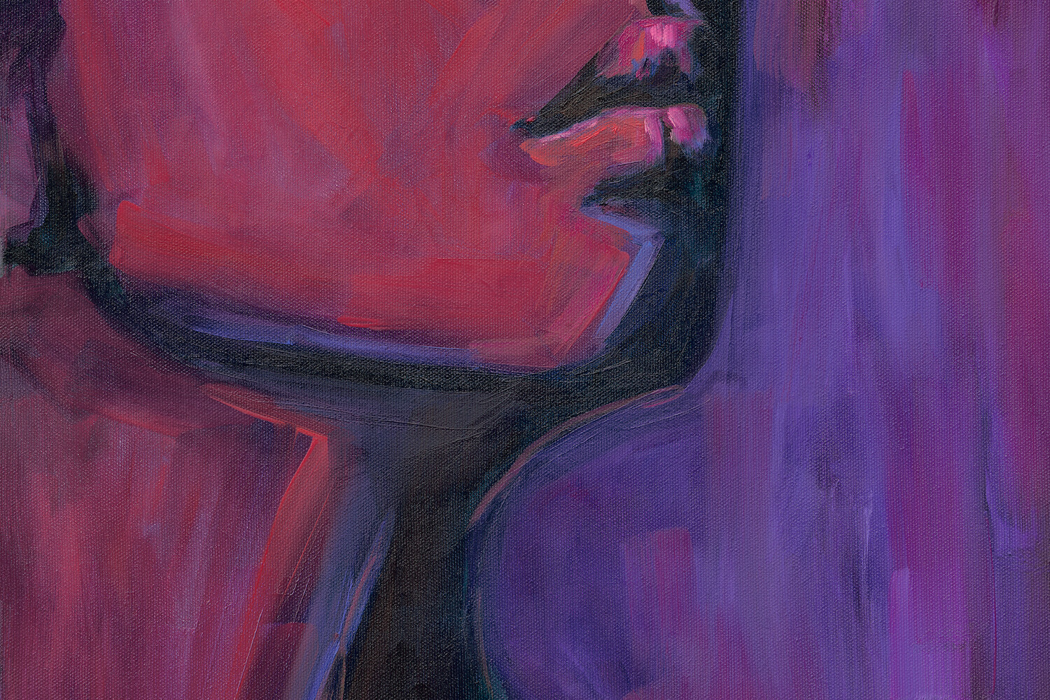 UNWAVERING - contemporary woman portrait - artist Anna Miklashevich