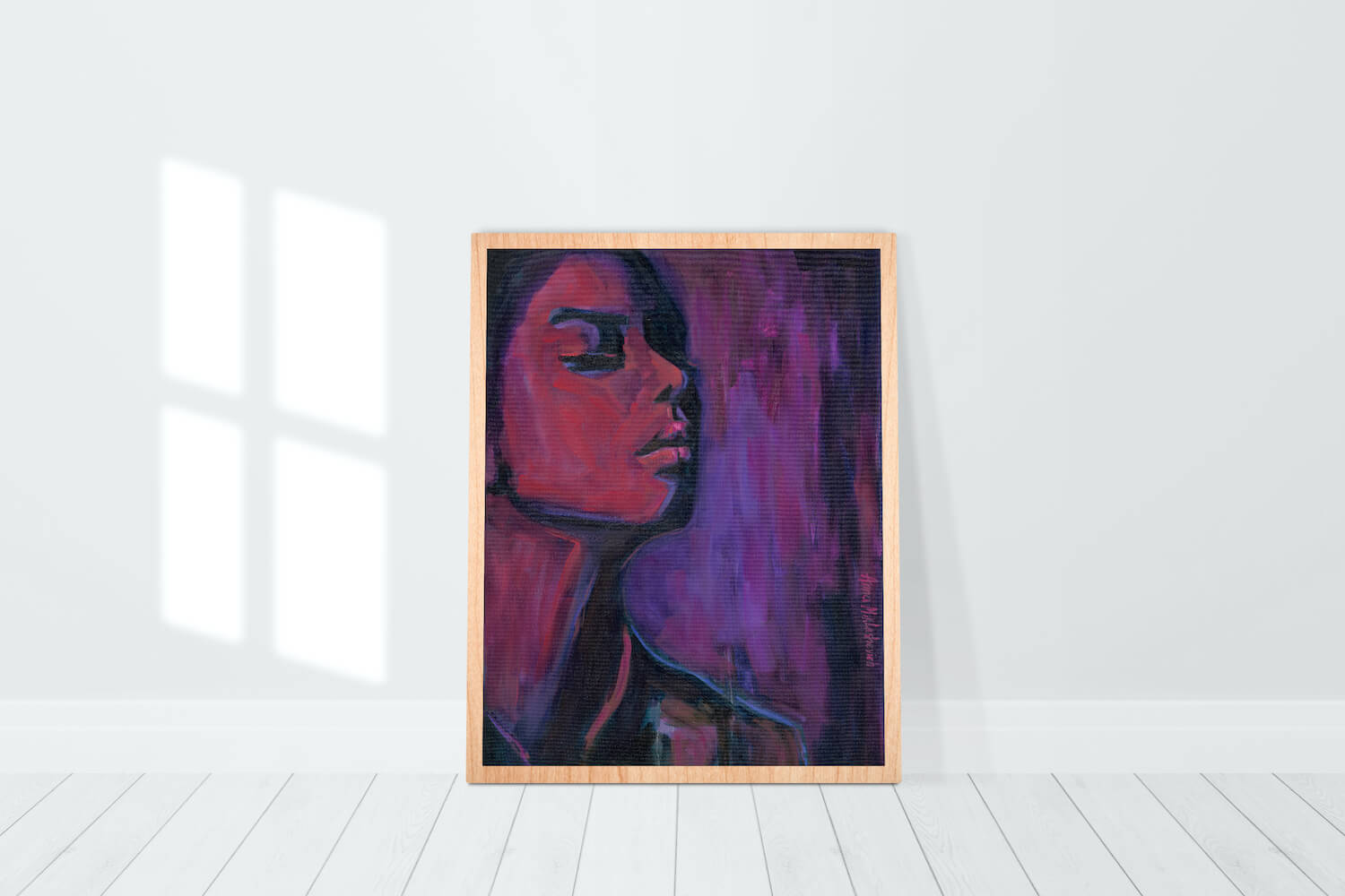 UNWAVERING - contemporary woman portrait - artist Anna Miklashevich