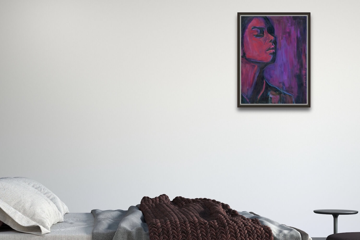 UNWAVERING - contemporary woman portrait - artist Anna Miklashevich