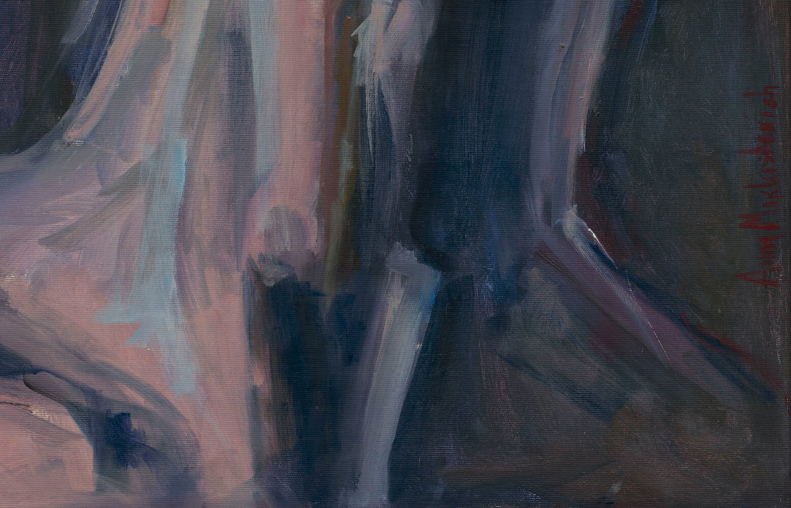EXPRESSION contemporary no gender portrait by artist Anna Miklashevich