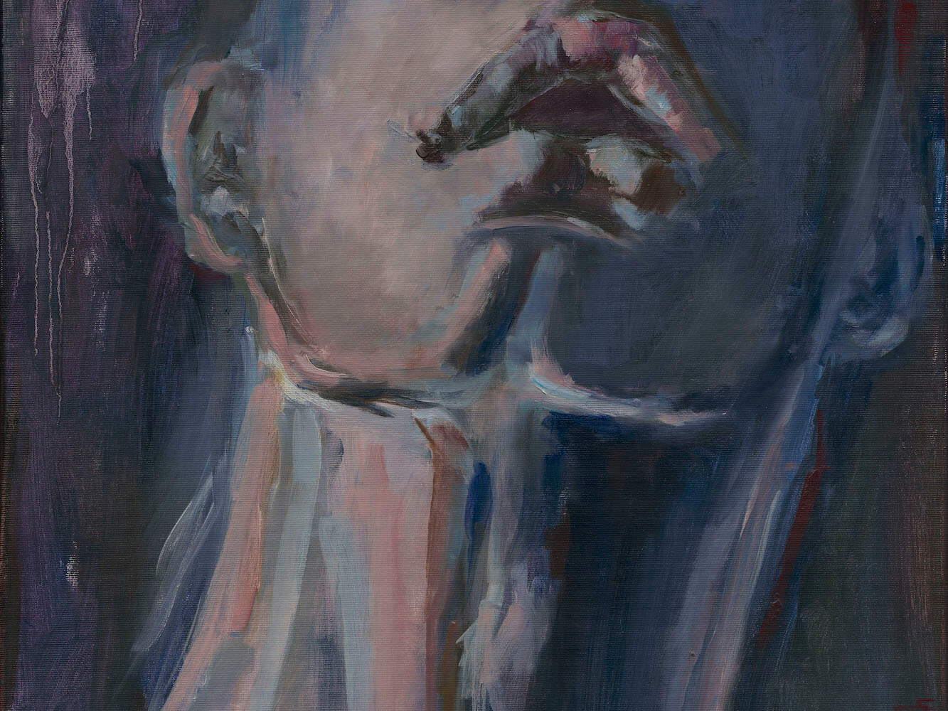 EXPRESSION contemporary no gender portrait by artist Anna Miklashevich