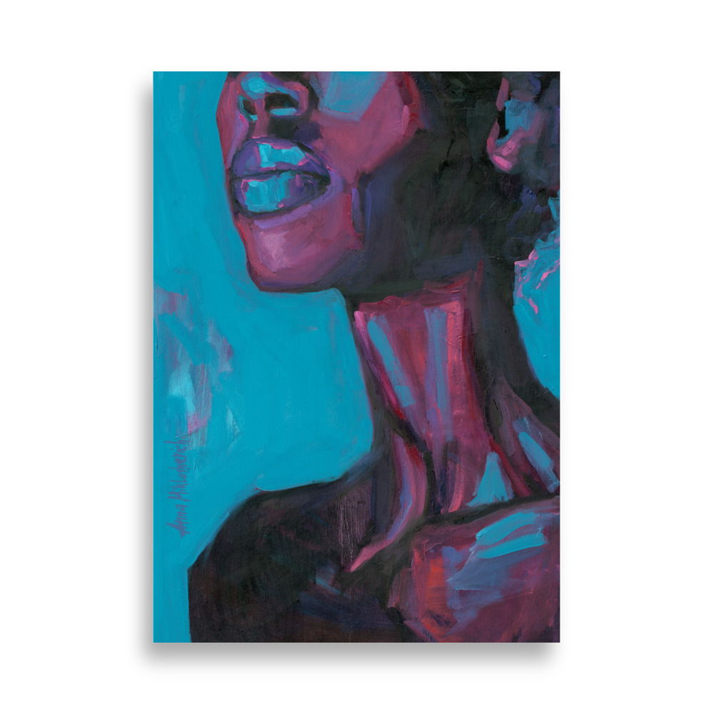 Neona – Black Woman Figurative Portrait - Image 2