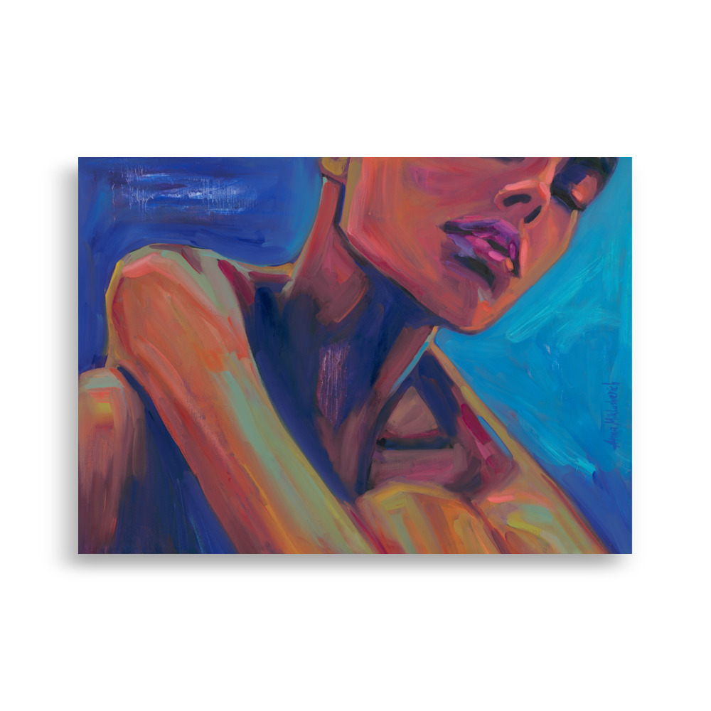 Hope for the Sunshine – Black Woman Expressionist Portrait - Image 2