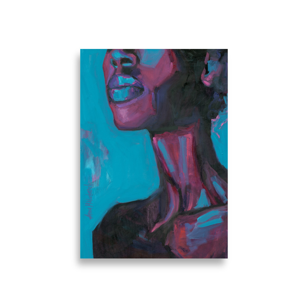 Neona – Black Woman Figurative Portrait - Image 3