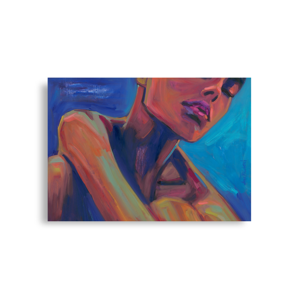 Hope for the Sunshine – Black Woman Expressionist Portrait - Image 3