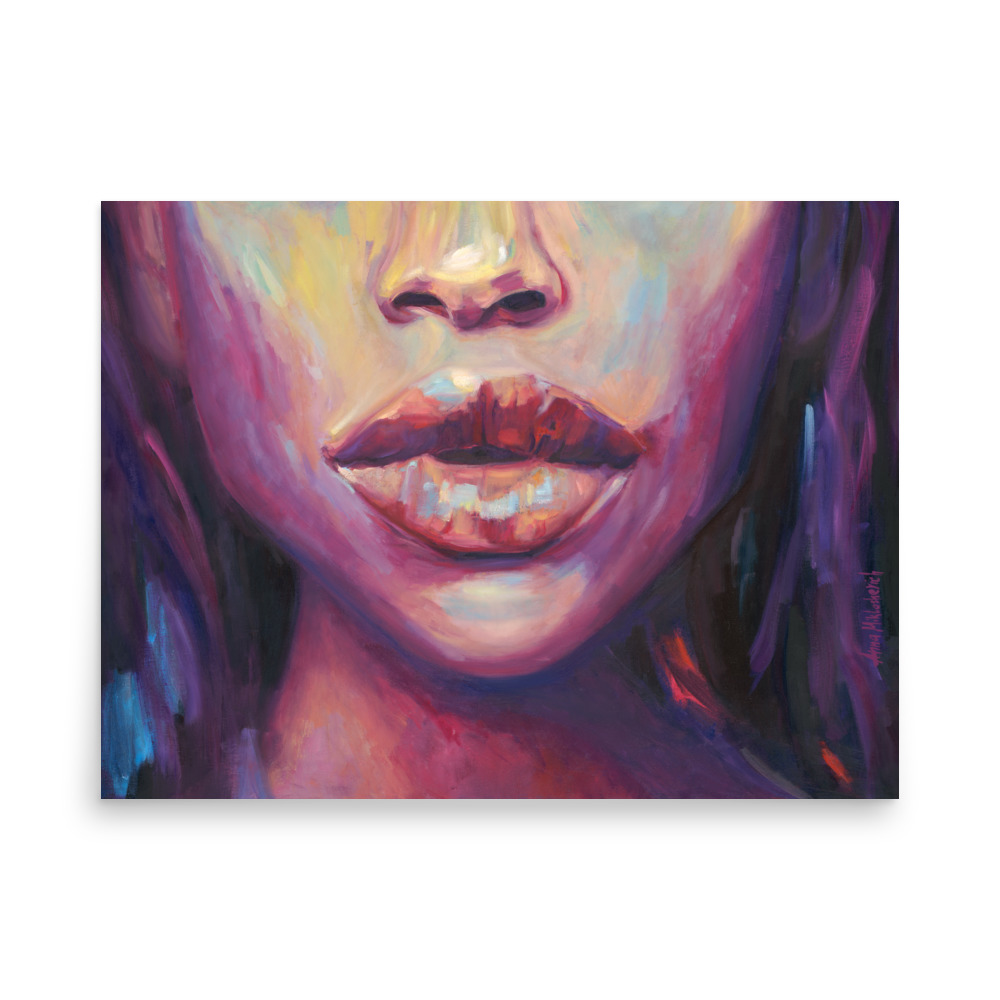 Illuminated – Black Woman Portrait Print - Image 2