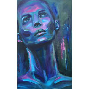 GRATITUDE portrait by artist Anna Miklashevich