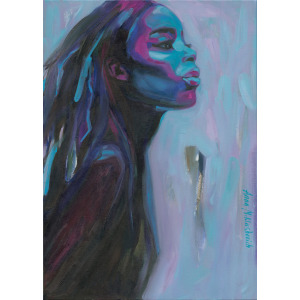 It will come true - woman portrait - artist Anna Miklashevich