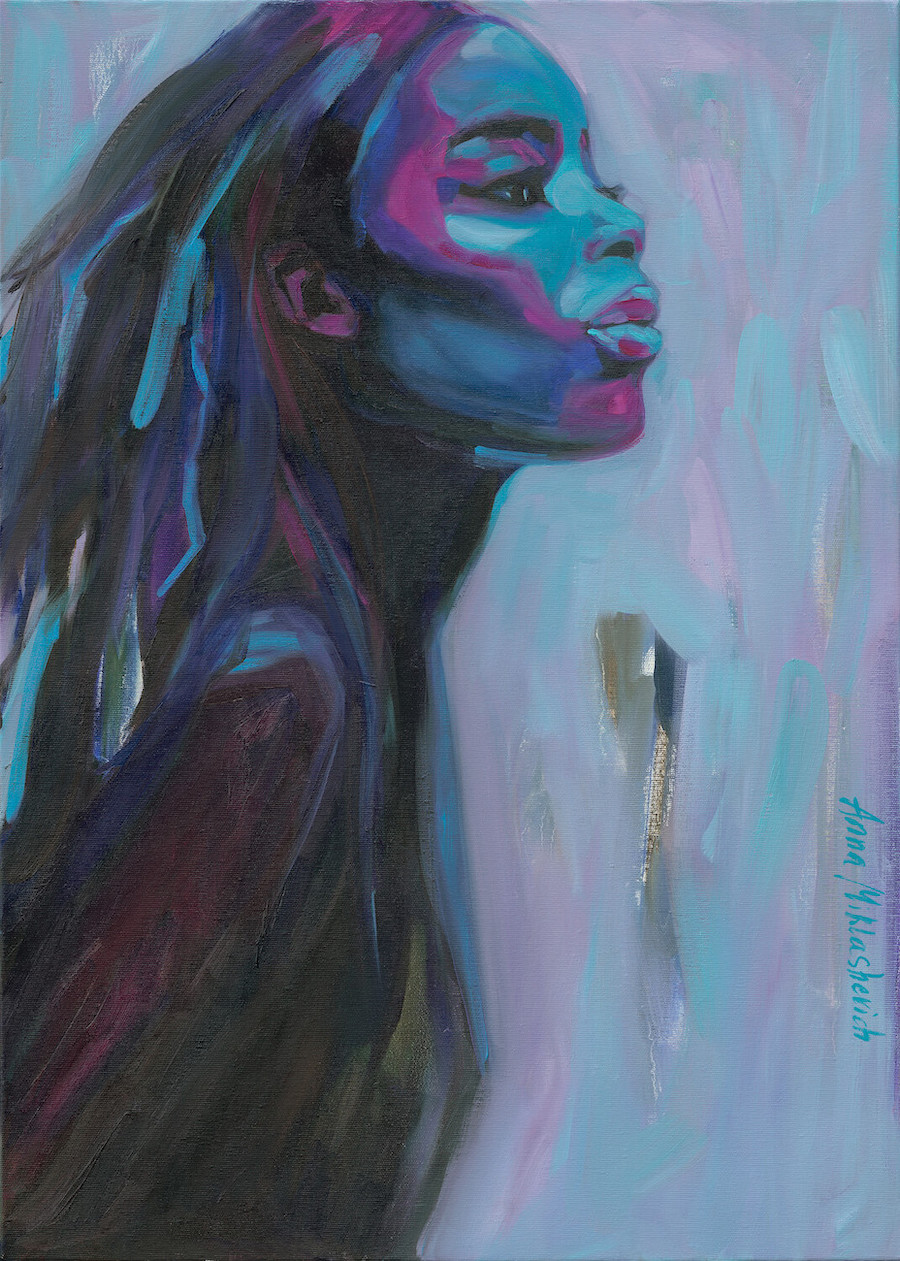 It will come true - woman portrait - artist Anna Miklashevich
