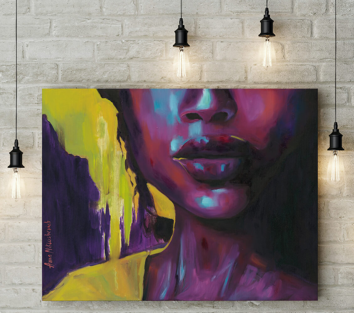 The magic is inside figurative painting by Anna Miklashevich