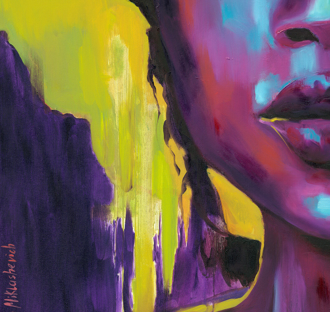 The magic is inside figurative painting by Anna Miklashevich